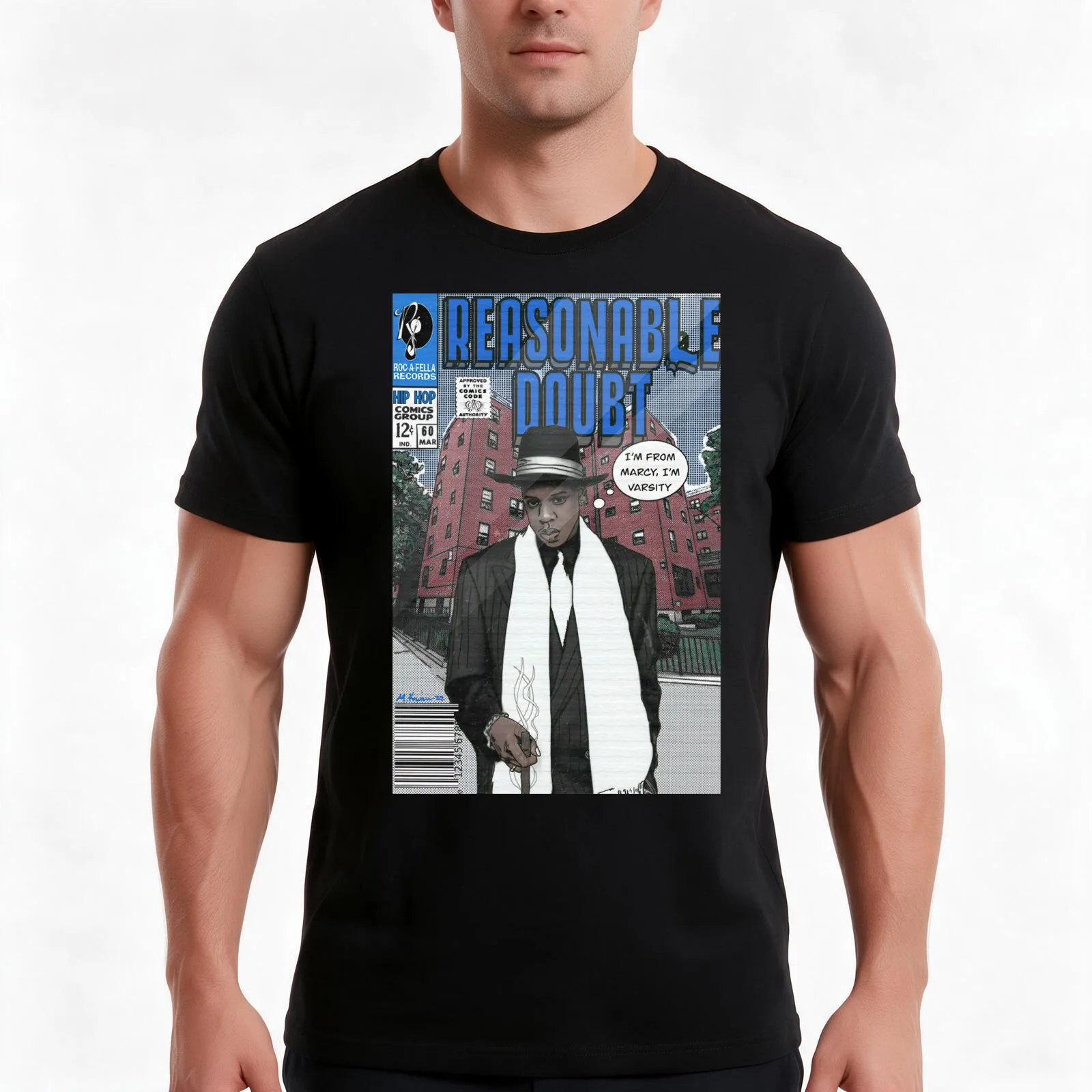 Reasonable Doubt - I'm From Macy, I'm Varsity T-Shirt, Summer Casual Cotton Tee, Oversized Streetwear Tops, Unisex Men Women