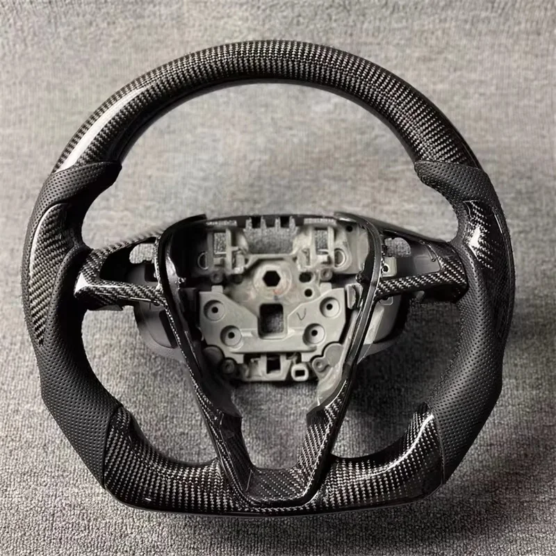 Modification Carbon Fiber Steering Wheel for Ford Mondeo Custom Leather Steering Wheel Car Accessories