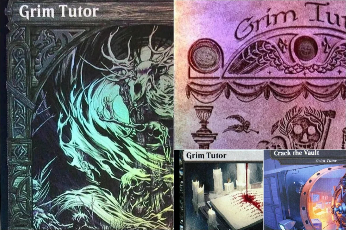 

[Grim Tutor] Holo/Foil TCG Magical Proxy Cards Game Top Quality Proxy Gathering Board Playing Game Trading Cards