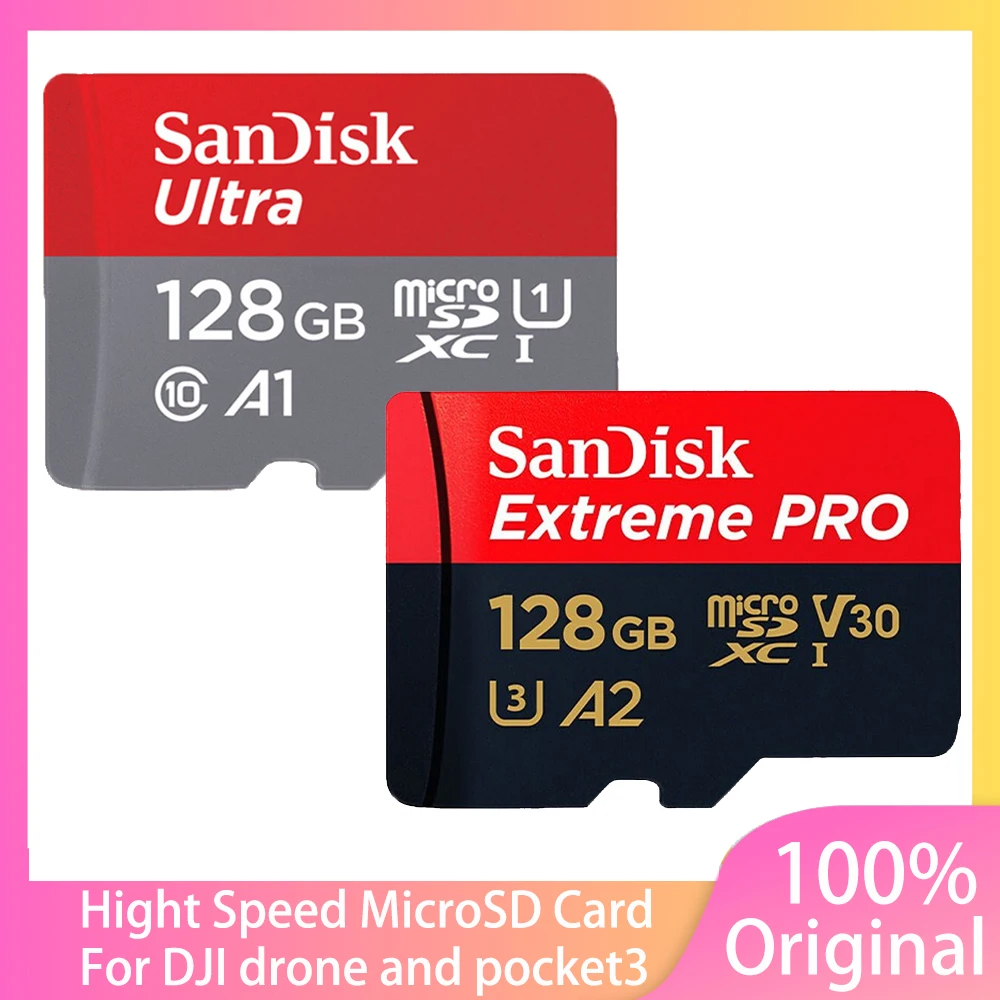 Extreme Pro Ultra Memory Card for Phone DJI drone Pocket3  Micro SD Card TF Flash 256GB, 128GB, 64GB, 32GB, 400GB, 512GB, 1TB