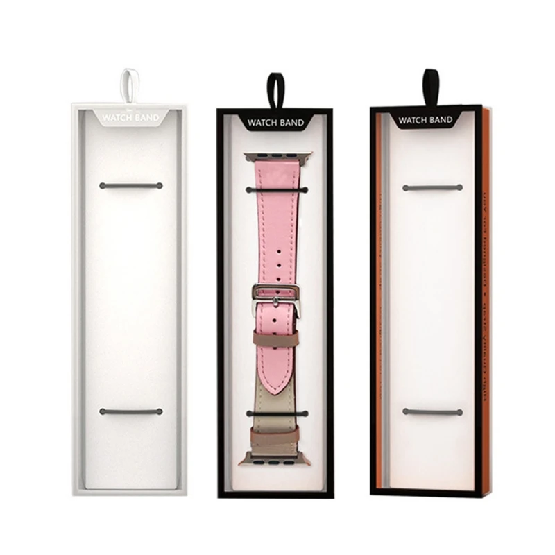 

30 шт., ремешок для часов, коробки для демонстрации браслета, слайдер, ящик, ремешок для умных часов, универсальная розничная упаковочная коробка для ремешков Apple Watch w6