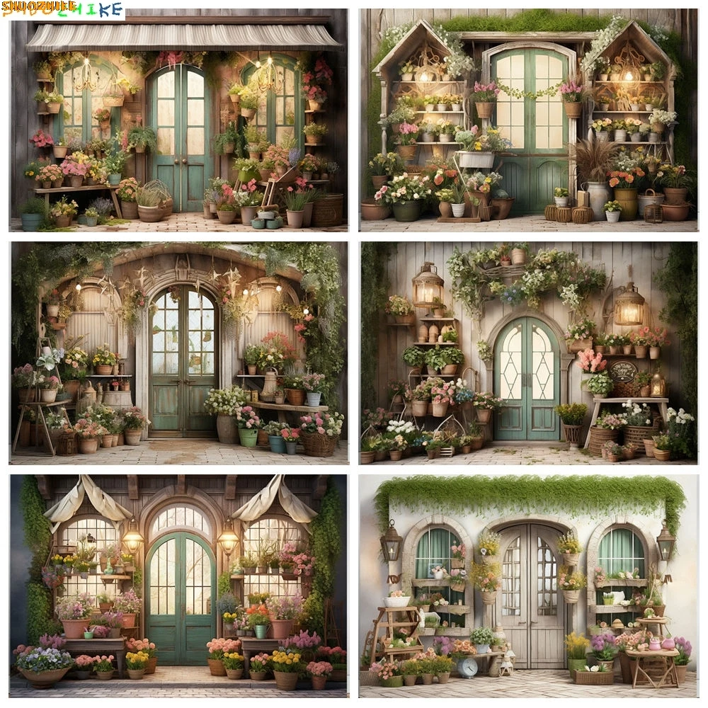 

Indoor Tent Children Birthday Photography Backdrops Props Happy Easter Day Rabbits Butterfly Eggs Flowers Photo Background HG-01