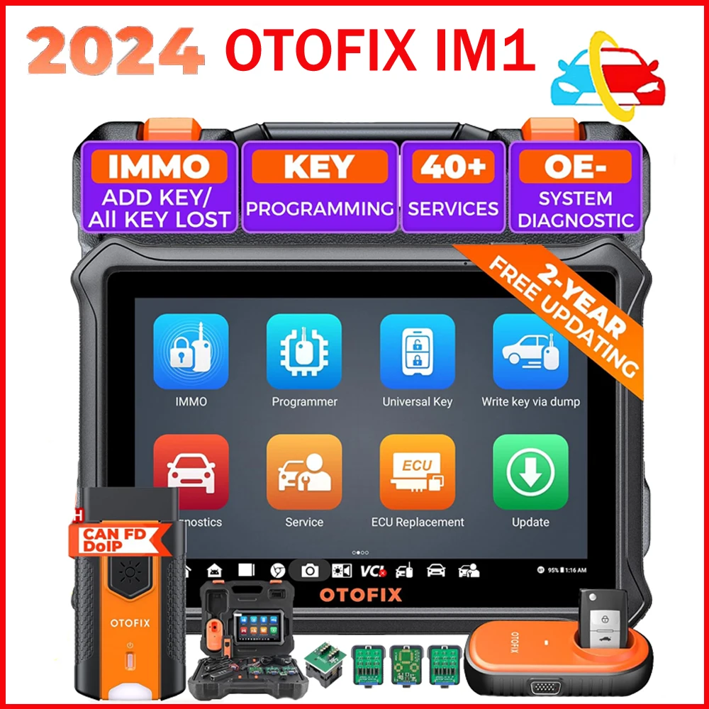 OTOFIX IM1 Car Key FOB Programming Tool Upgrade of MaxiIM IM508 Diagnostic Scan Tool XP1 Auto Key Programmer 2 Years Free Update