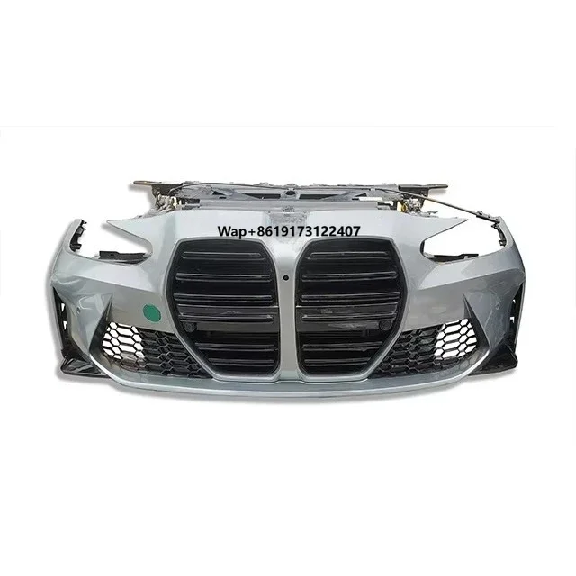 For  M3 M4 Bumper Assembly G80 G81 G82 Headlamps Grille Radiator Absorber Parking Sensor Diffuser
