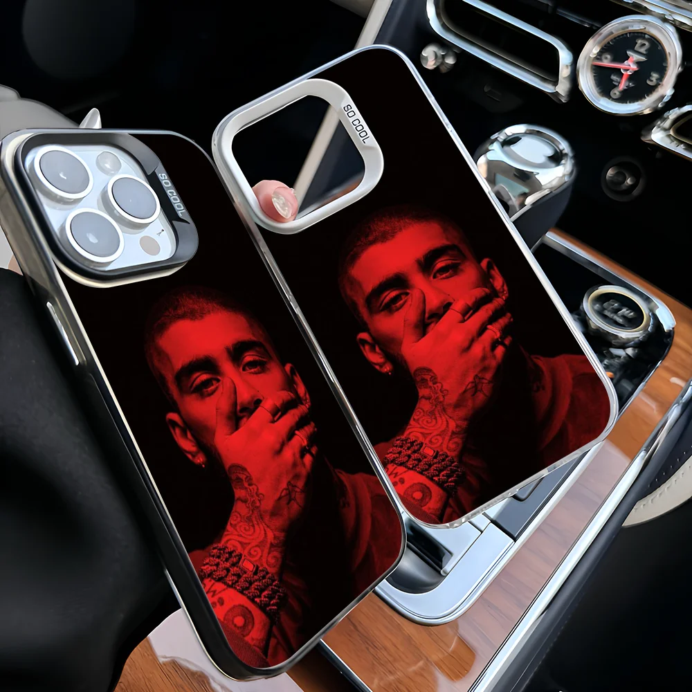 Epc Singer Zayn Malik Phone Case IMD Phone Case For IPhone 16 15 14 13 12 11 Pro Max Plus Color Silver Cover