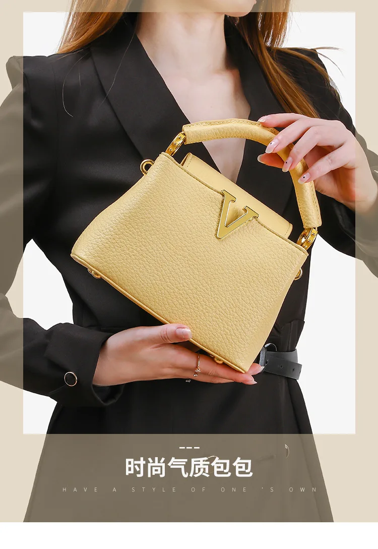 

【2025 New】Women's Bucket Bag - Textured Leather Crossbody Purse, Spacious Tote for Daily Use, Stylish Shoulder/Handheld Bag