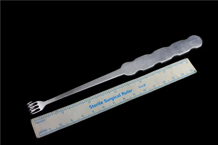 Hand foot surgery Orthopedic instrument medical Skin retractor 2 3 4 teeth Sharp hook  distractor epidermis Tissue distractor