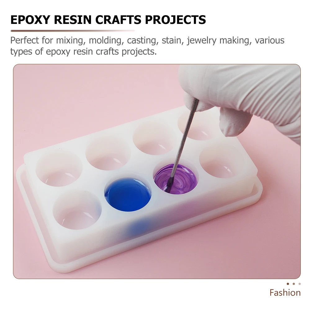

1 set Silicone Mixing Box Epoxy Craft Tool Flexible Durable Diy Resin Accessories Perfect Mixing Molding Casting Jewelry Various