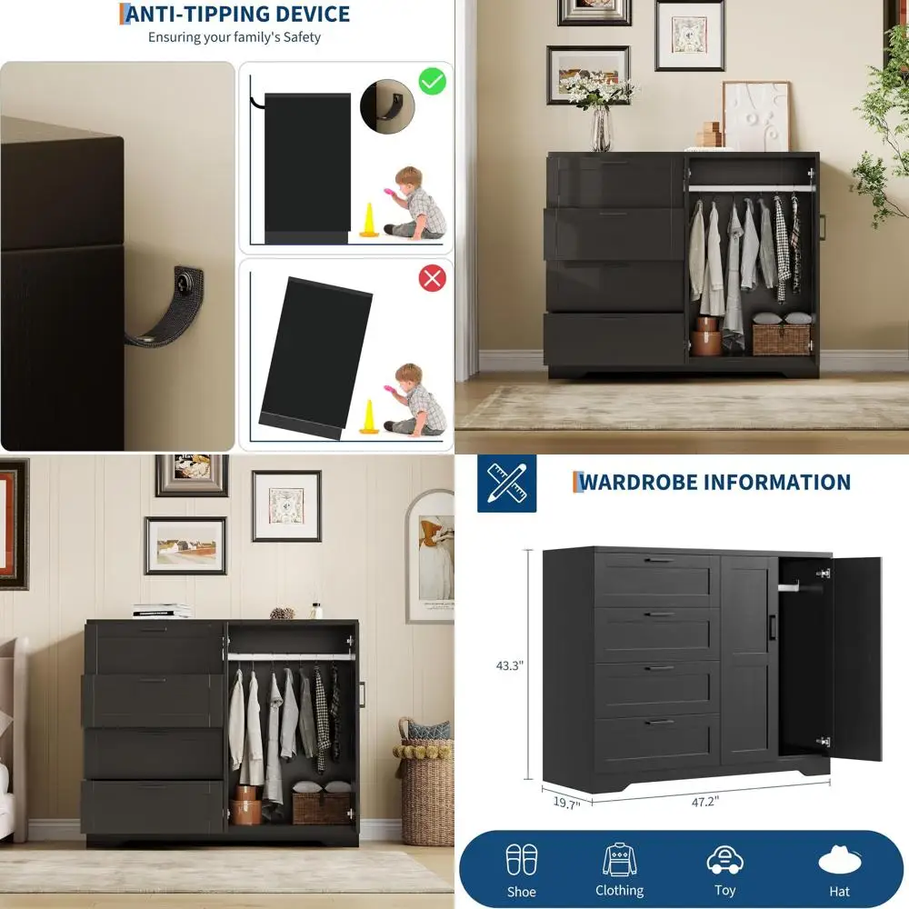 Wardrobe Closet Wit…