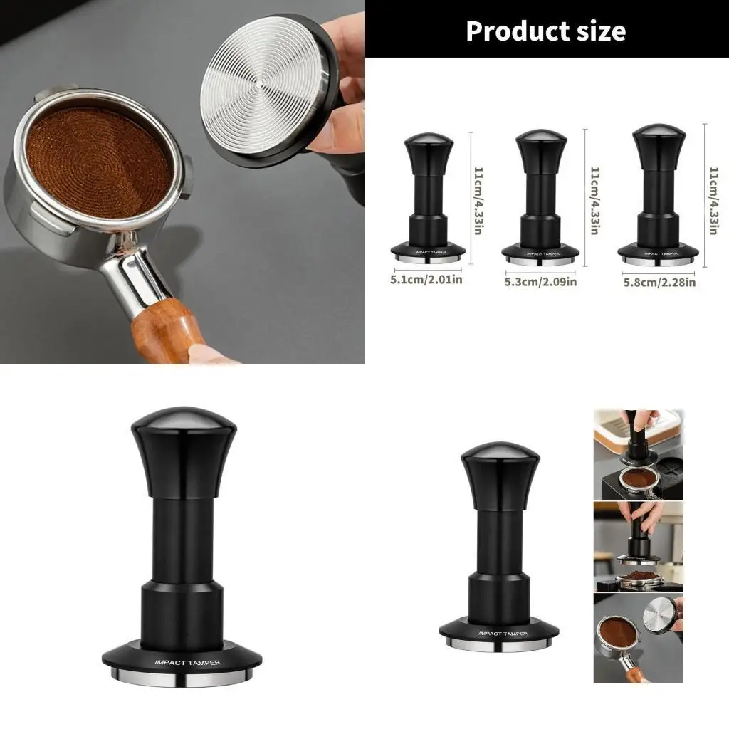 

E8BD Легко использовать кофейный фальсификатор с постоянным давлением профессиональной эспрессо -порошок для прессы эспрессо для