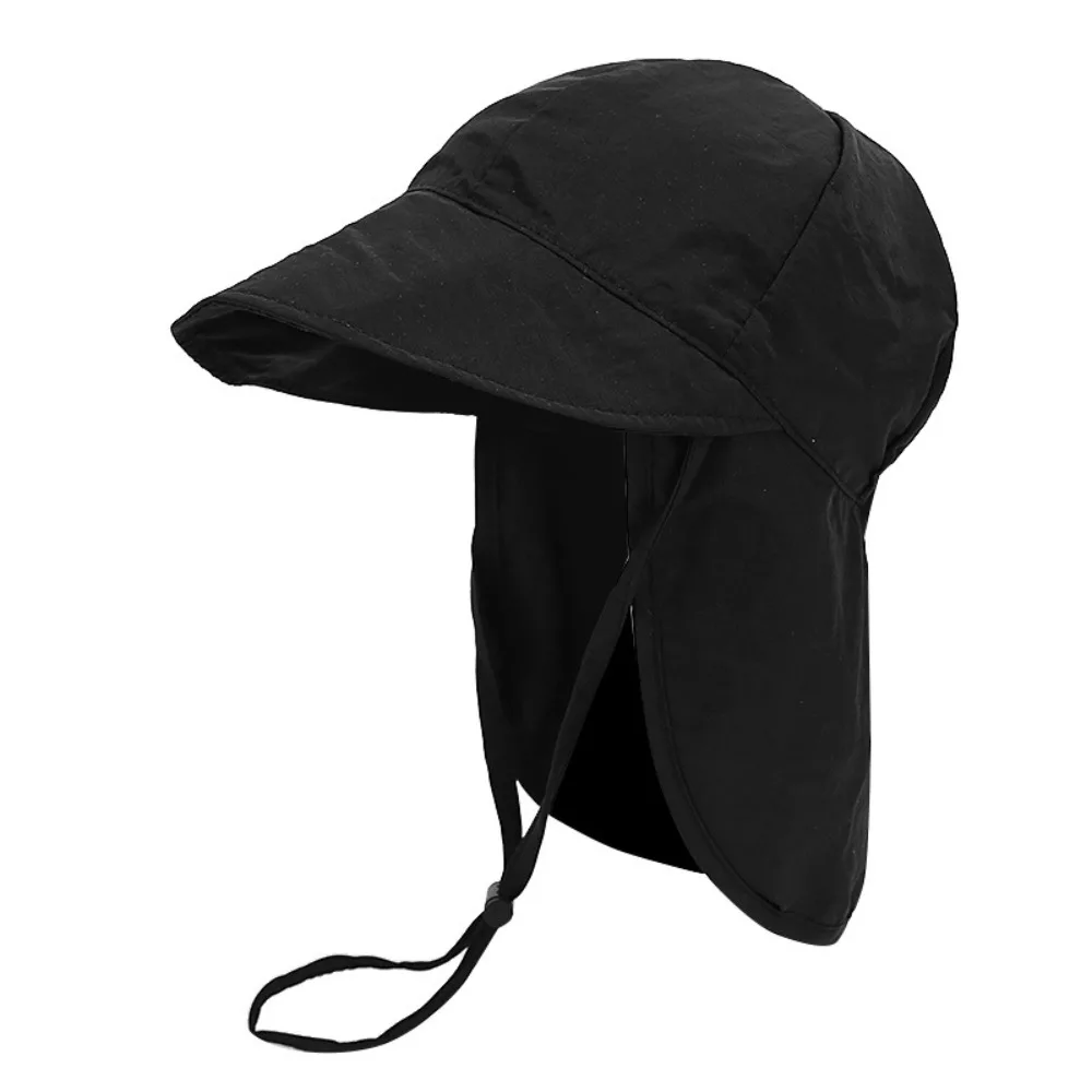 

New Quick Dry Summer Baby Sun Hat Soft Brim with Shawl Outdoor Activities Cap for 1-3Y Boys and Girls UV Protection Hat Beach