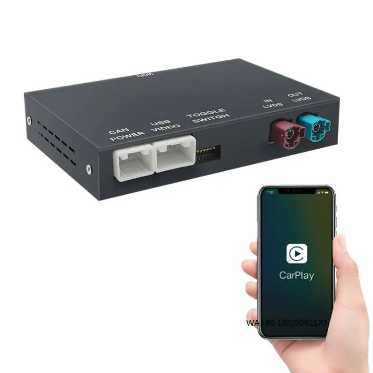 Wireless Apple Carplay Android Auto Interface Decoder for BMW E60 E70 E71 E84 F01 F02 F07 F10 F11 F25 F26 F30 CIC NTB CCC System