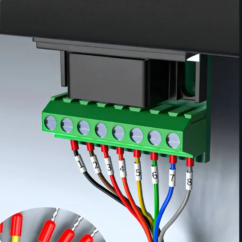 RJ45 to RS232 single-ended line 8P8C switch network port to RS485 debugging line PLC serial connection wire harness.