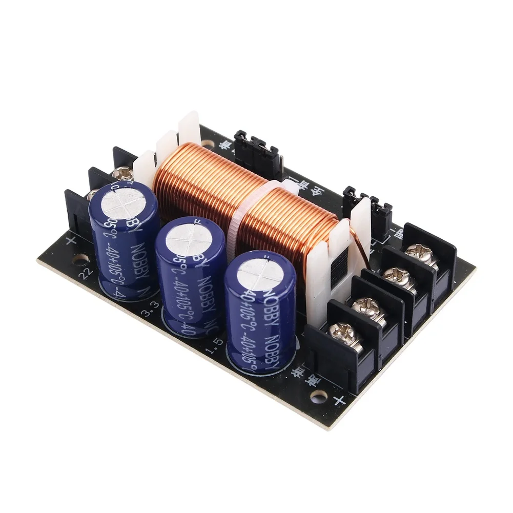 400W Bi Amp Crossover Speaker Divider Adjustable High Low For Frequency Filter For Car Audio System Home Woofer Tweeter