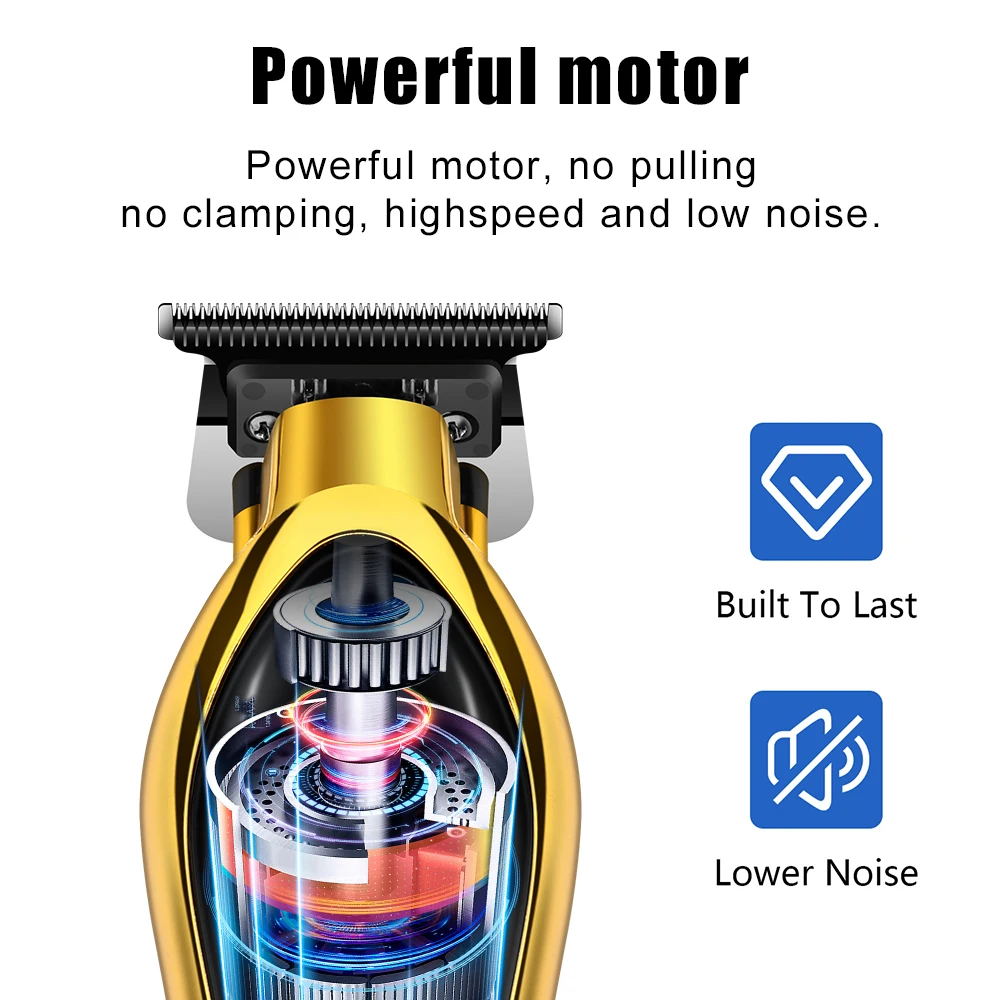 مقص الشعر المهنية الرجال النساء هدية مقصات الحلاق مقصات الحلاق الكهربائية عالية السرعة موتور شاشة LCD USB شحن HYN-053