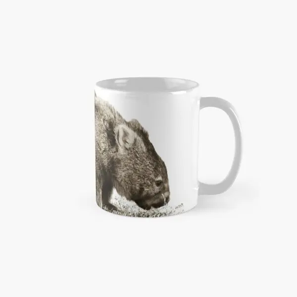 More Wombats Classic  Mug Coffee Simple Gifts Handle Round Cup Image Tea Drinkware Design Photo Printed Picture