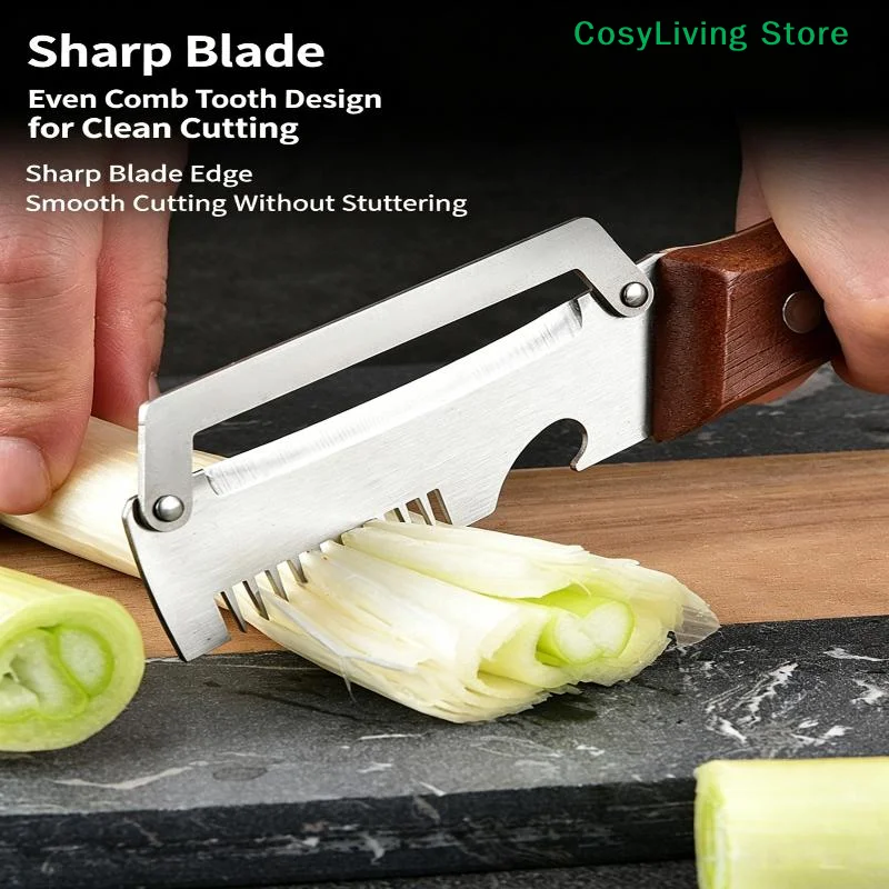 [CL]Thickened Fruit Peeler Knife With Wooden Handle Multi-functional Stainless Steel Vegetable Peeler Multi-function[CL]