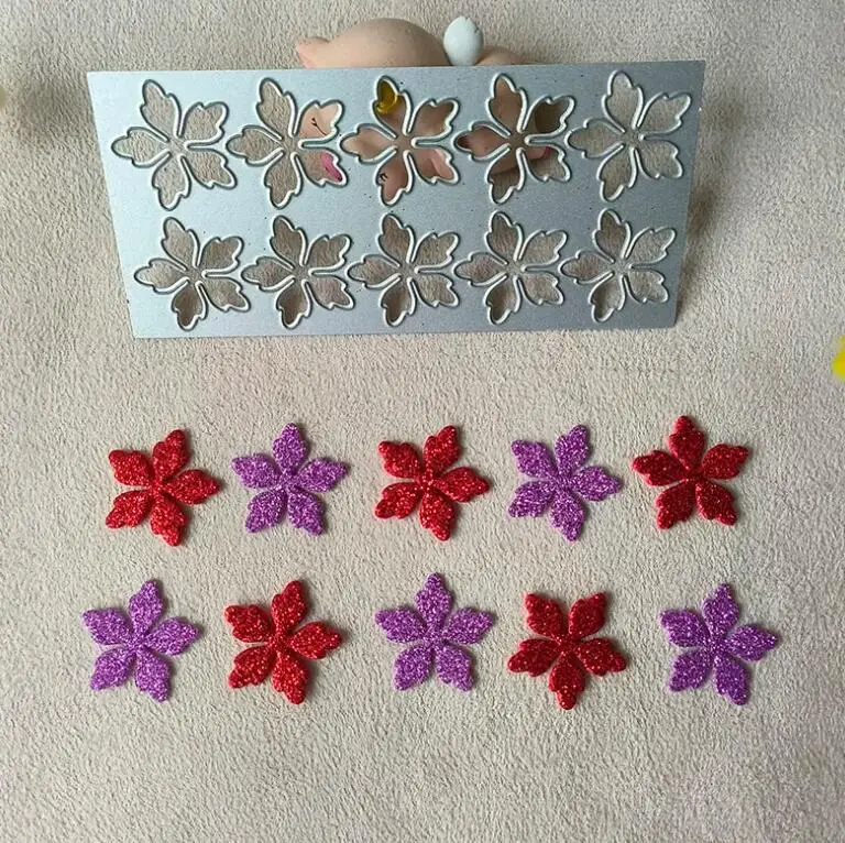 flower Metal Cutting Dies Mold Scrapbooking Decoration Paper Cards Craft Knife Mould Blade Punch Template Embossing Stencils