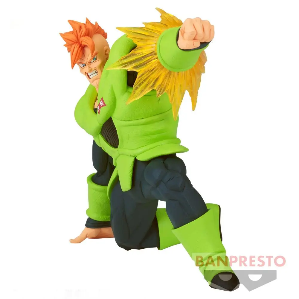 In Stock Original BANDAI Banpresto G X Materia Dragon Ball ANDROID 16 PVC Anime Figure Action Figures Model Toys