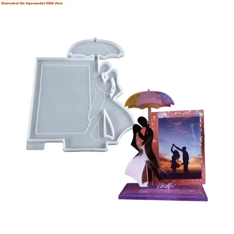 DIY Couple Shaped Epoxy Resin Frame Mold Creative Picture Frame Mould Ideal for Home Decors and Unique Gift Making