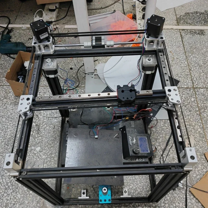 Imagem -03 - Cnc Usinado Conversão Peças Kit para Faça Você Mesmo Creality Pro Plus Impressora 3d Mercury1.1 Core-xy Liga de Alumínio Kit