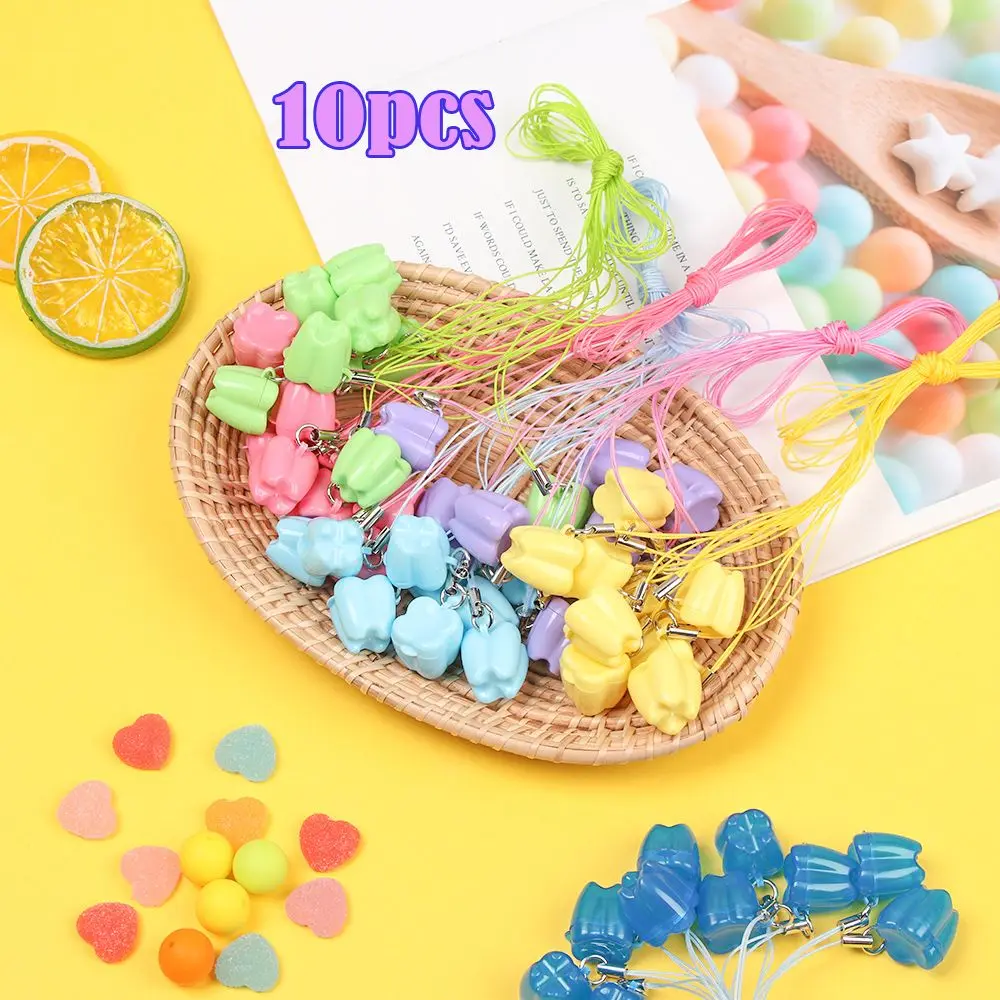 

10PCS Denture Accessories Gift Plastic Dental Clinic Multicolor Baby Teeth Box False Tooth Case