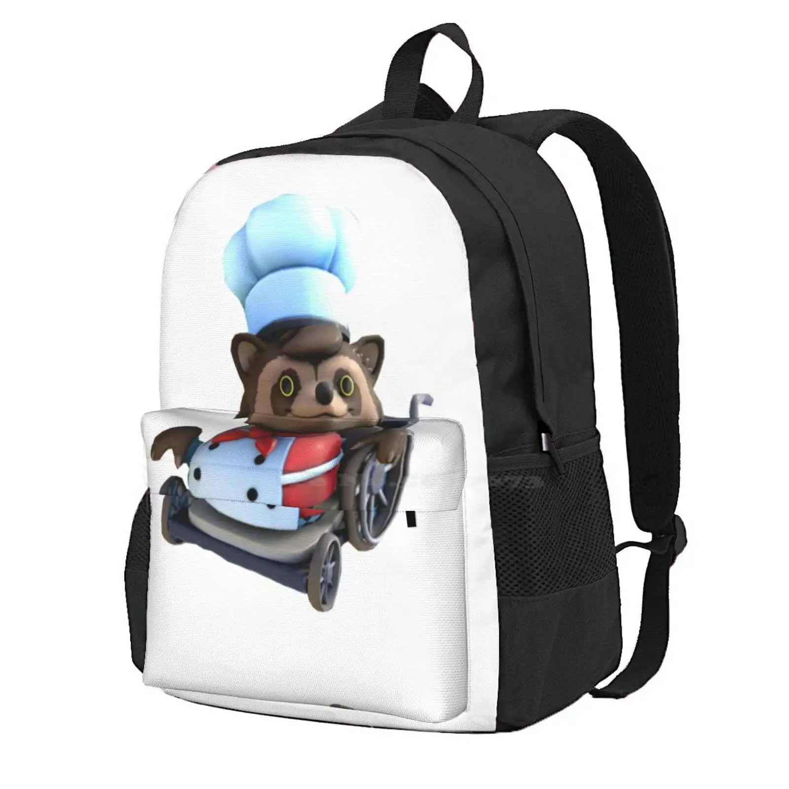 Overcooked Raccoon Hot Sale Schoolbag Backpack Fashion Bags Cooking Gourmet Fun Games Beth Waygood Chef Video Game Tomato Pc