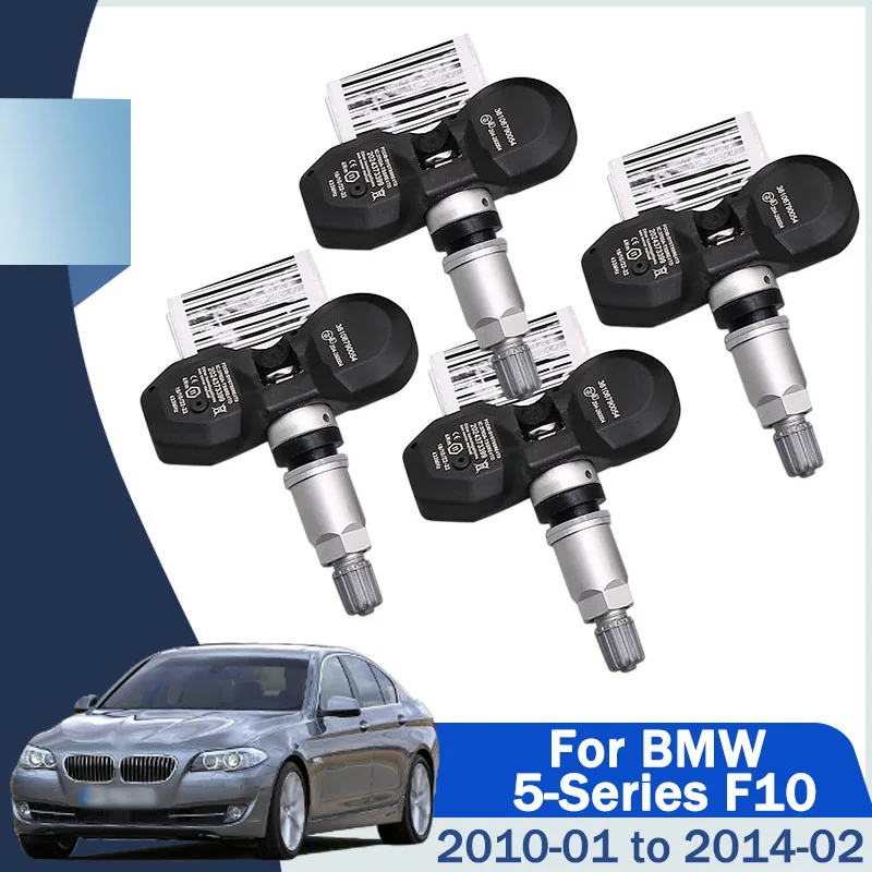 

4 шт. ДАТЧИК TPMS для BMW 1 серии [E80] 5-Series [F10] GT [F07] Датчики давления в шинах 36106790054 36106856227 36106874829 433 МГц