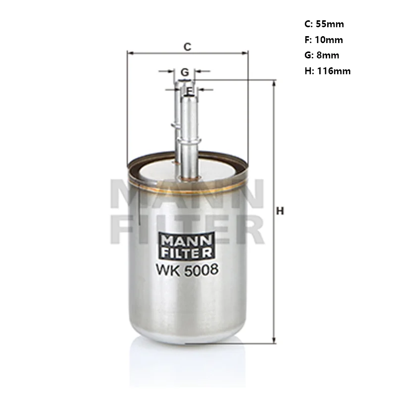 

MANNFILTER WK5008 Fuel Filter Fits CADILLAC CTS BUICK Lacrosse ROEWE 950 818023 84035850 22821145 22926634 13253690 22821145
