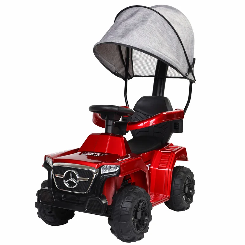 Voiture électrique à 4 roues pour enfants, avec télécommande, garde-corps Anti-roulis, siège rembourré, jouet d'éducation précoce, conduite sûre et amusante