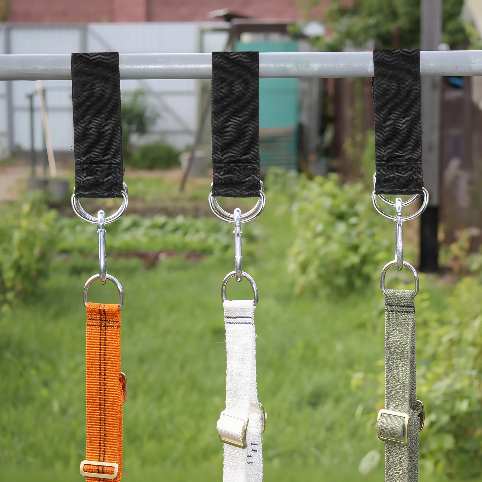 

1pc Fitness Pulley Hanging Straps Black Durable Exercise Tool For Home Gym Pull-Up Bars Resistance Training Accessories Body