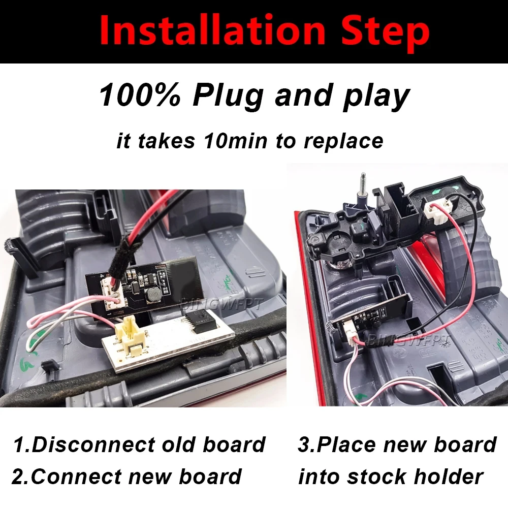 1/2/4/6/8 Pack For BMW X3 F25 2011-2017 Rear Driver F25 B003809.2 LED Light Plug and Play Repair Replacement Board Tail Light