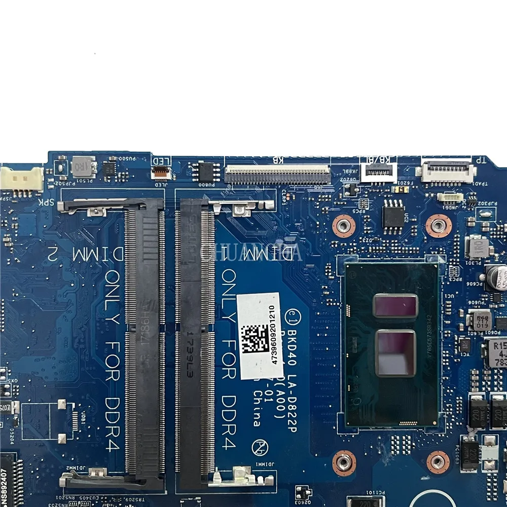 LA-D822P CN-06NY5G 06NY5G 6NY5G For DELL Vostro 5468 7460 7560 motherboard BKD40 With SR2ZU I5-7200 100% working