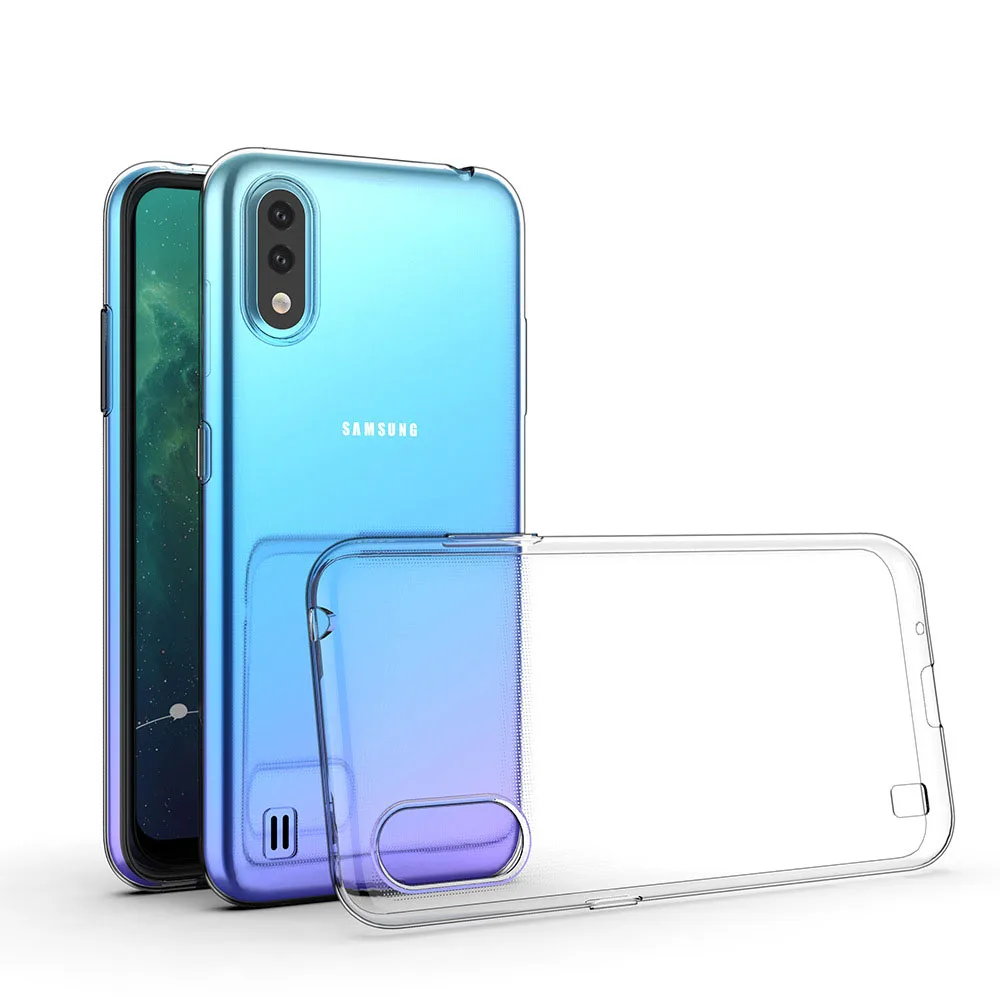 Klarer Fall für Samsung Galaxy M01 Transparent Weichen silikon TPU Telefon Fall Für Samsung M01 Abdeckung M 01 Klarer Fall – Detail 2