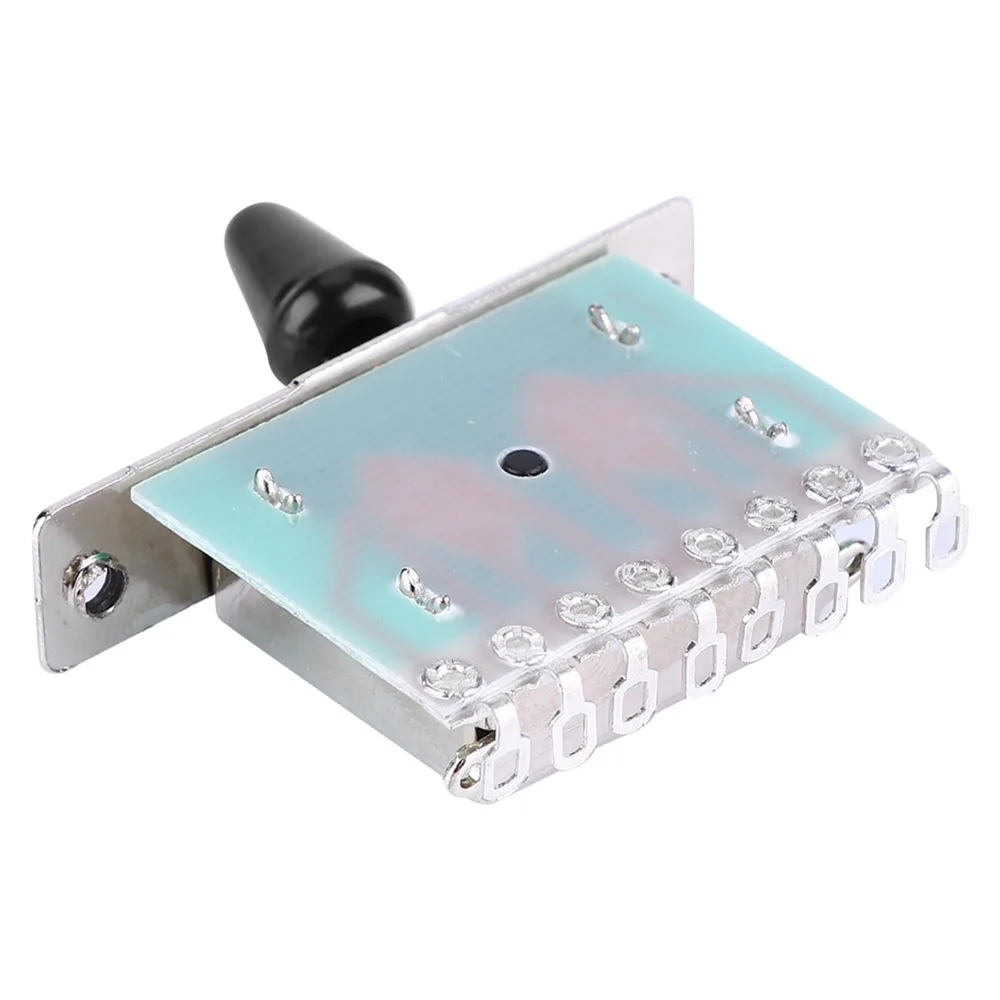 Durable 5-Way Position 5-Way Pickup Selector Switch Metal Silver Electric Guitar Pot Switch Guitar Lever Switch For Guitar