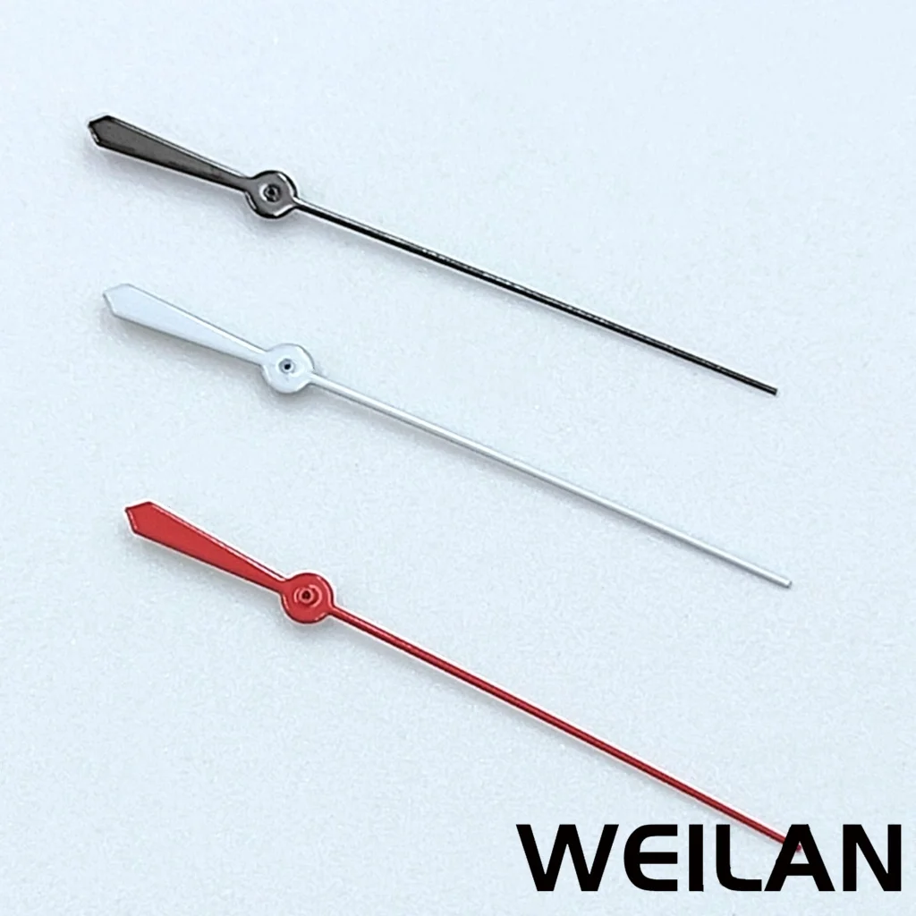 NH35 NH36 7S26 7S36 4R35 4R36 حركات 12.5 مللي متر مسدس فضي أحمر ذهبي أبيض ساعة واحدة الأيدي الثانية