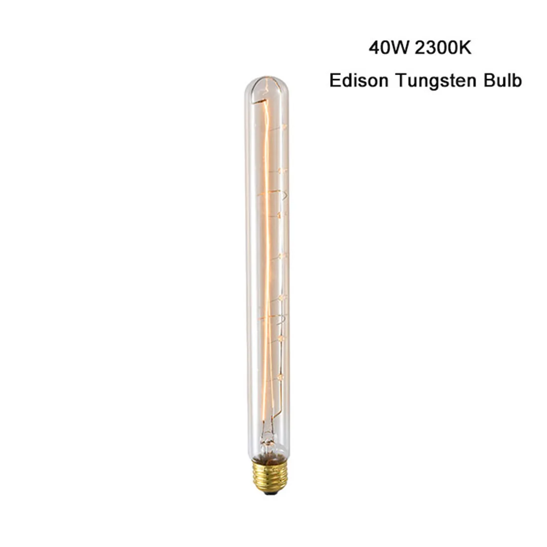 L30cm Long 4W 6W 8W LED Tube Edison Bulb Retro Lamp Vintage T300 Incandescent Tungsten Bulb Lamp Light Ampoules Decorative E27
