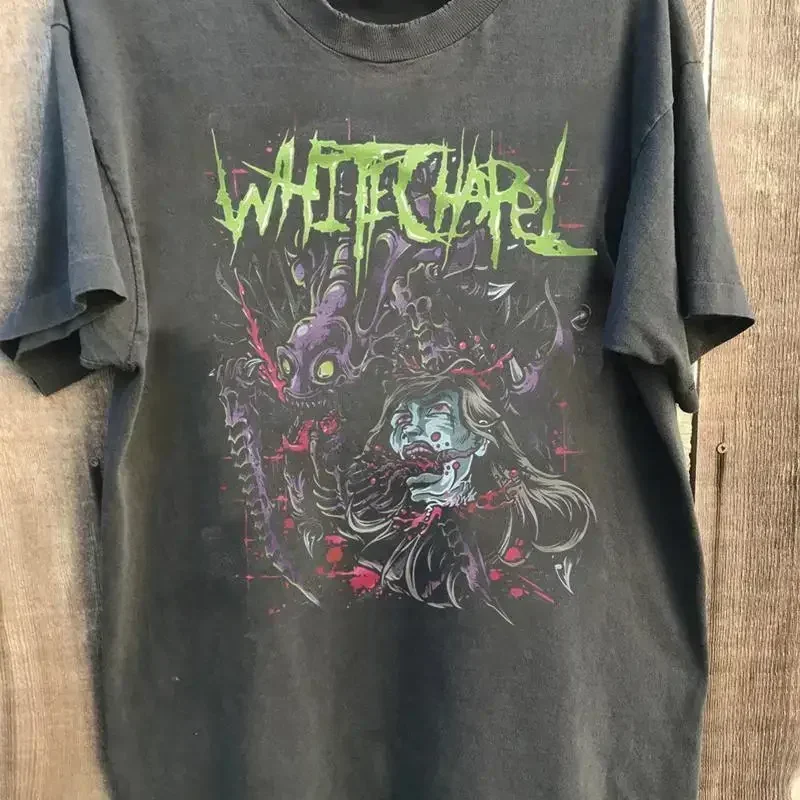 Whitechapel Band Mark of the Blade Charcoal T-Shirt in voller Größe S 5XL