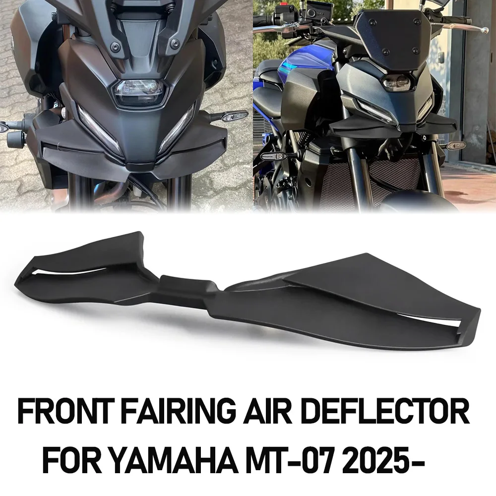 

MT07 New Motorcycle Accessories Parts Front Fairing Winglets Aerodynamic Guard Spoiler Kit For YAMAHA MT-07 mt07 2025-