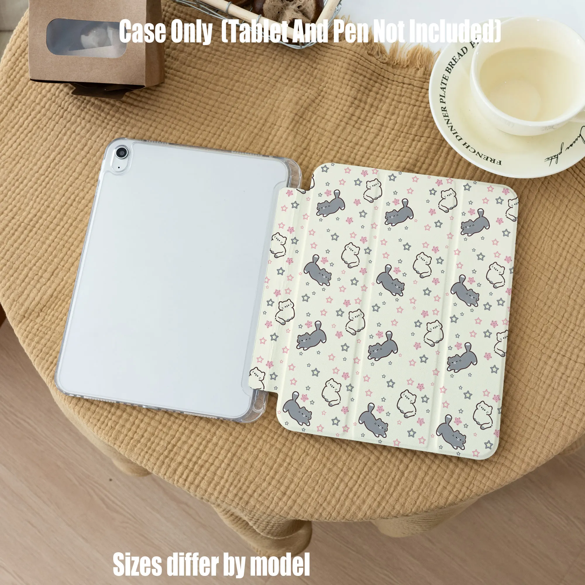 Slim Fit Premium TPU Tablet Cover, Shockproof Durable Lightweight Protective Case for iPad Samsung Huawei Honor Redmi Xiaomi