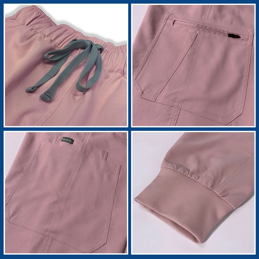 Uniforme quirúrgico para médico y enfermera, uniformes para enfermería, ropa de trabajo médica para hombres y mujeres, conjunto médico de Spa para dentista, traje exfoliante para clínica de laboratorio