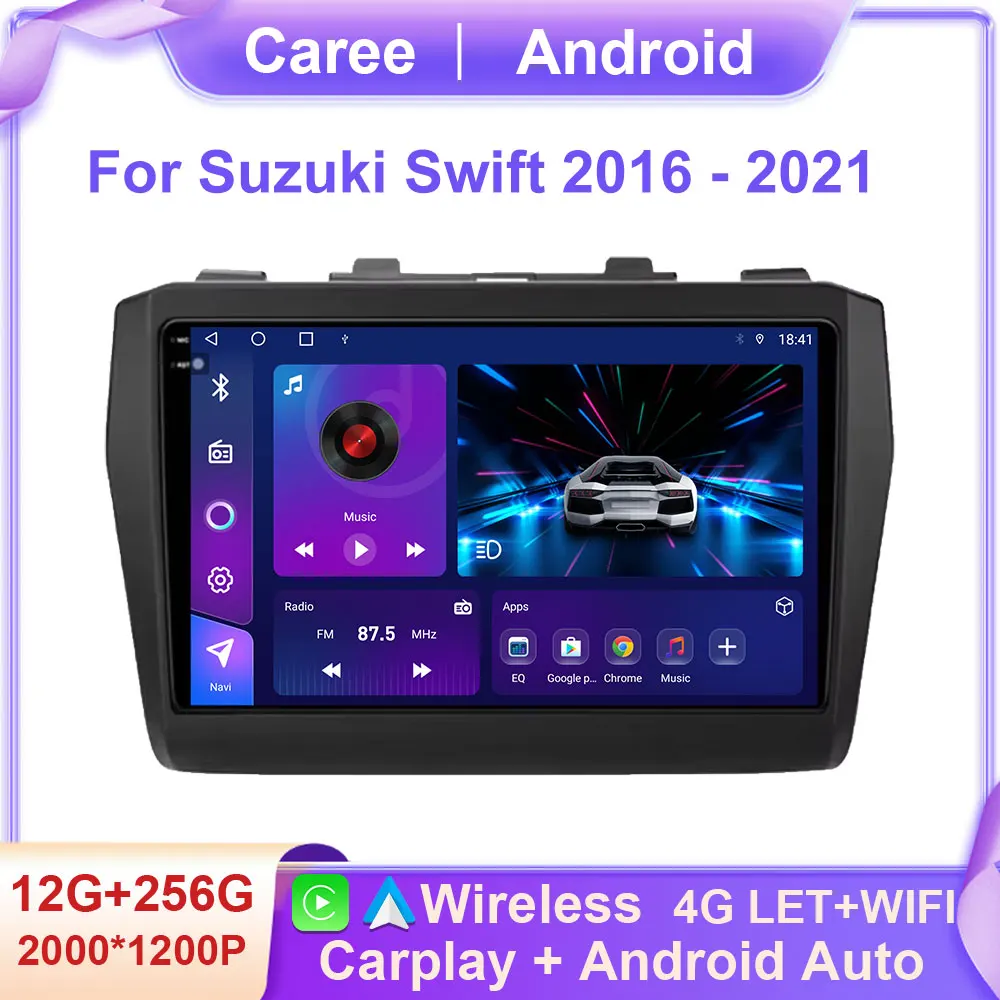 

Android 14 Carplay Car Radio For Suzuki Swift 2016 2017 2018 2019 2020 2021 Navigation GPS Multimedia Player WIFI DSP No 2 din