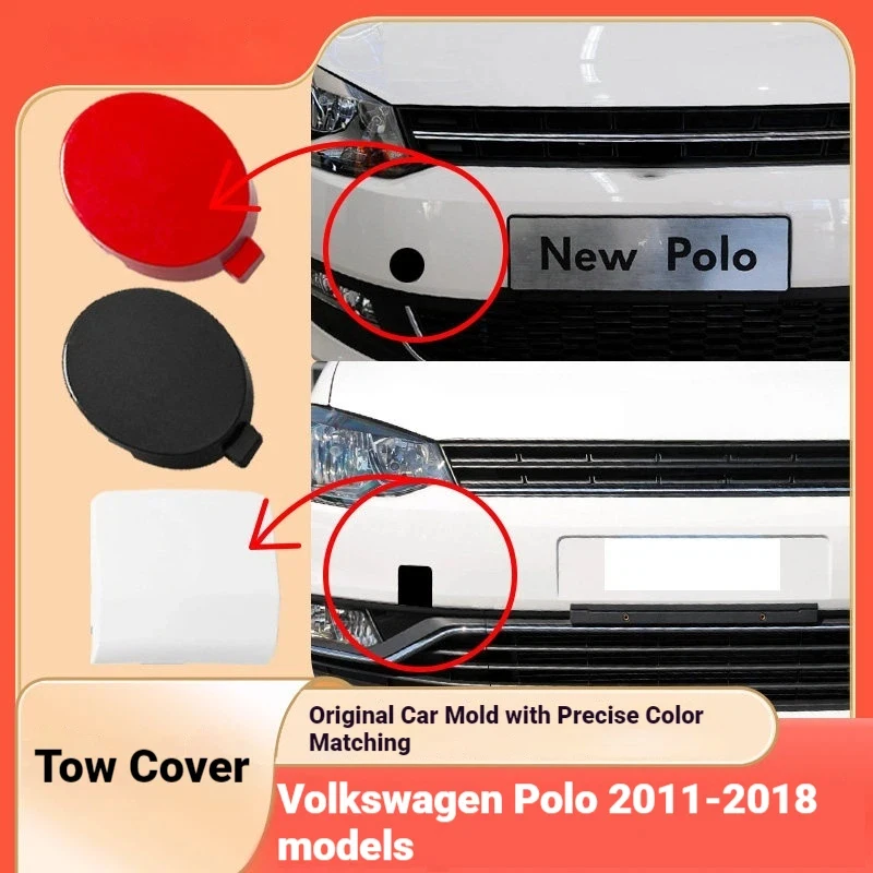 For 11-18 models of Volkswagen Polo original car front trailer cover front bumper hook tow rope cover small cover