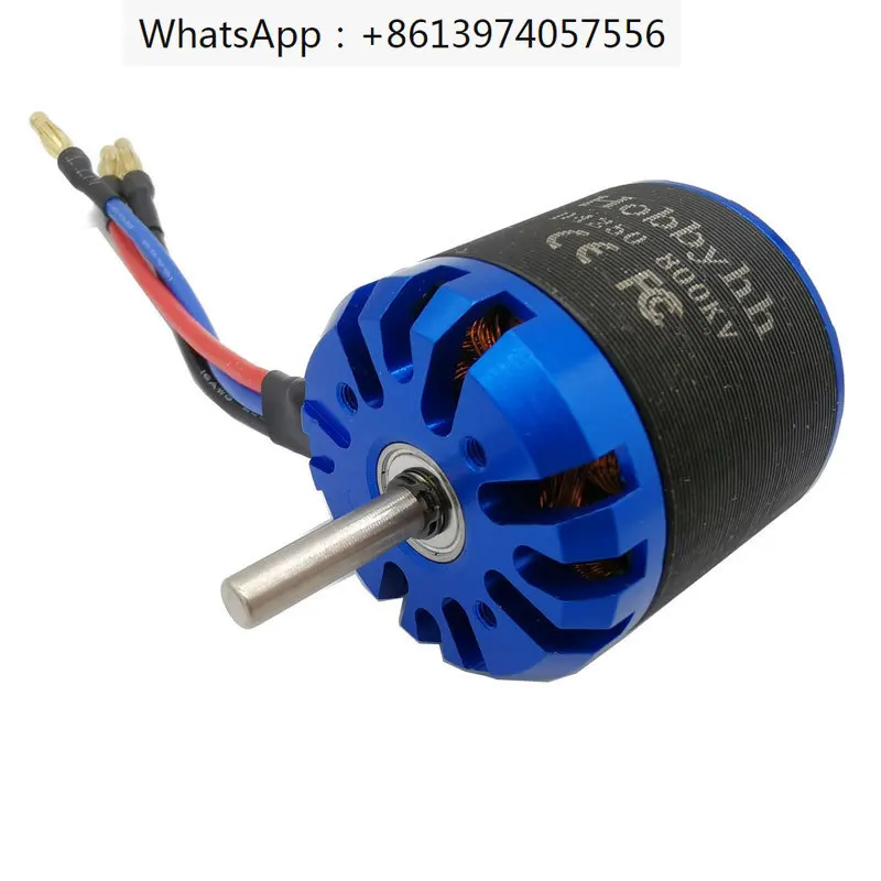 4250 800KV aircraft model brushless motor suitable for fixed wing aircraft delivery with 3 4.0mm female heads