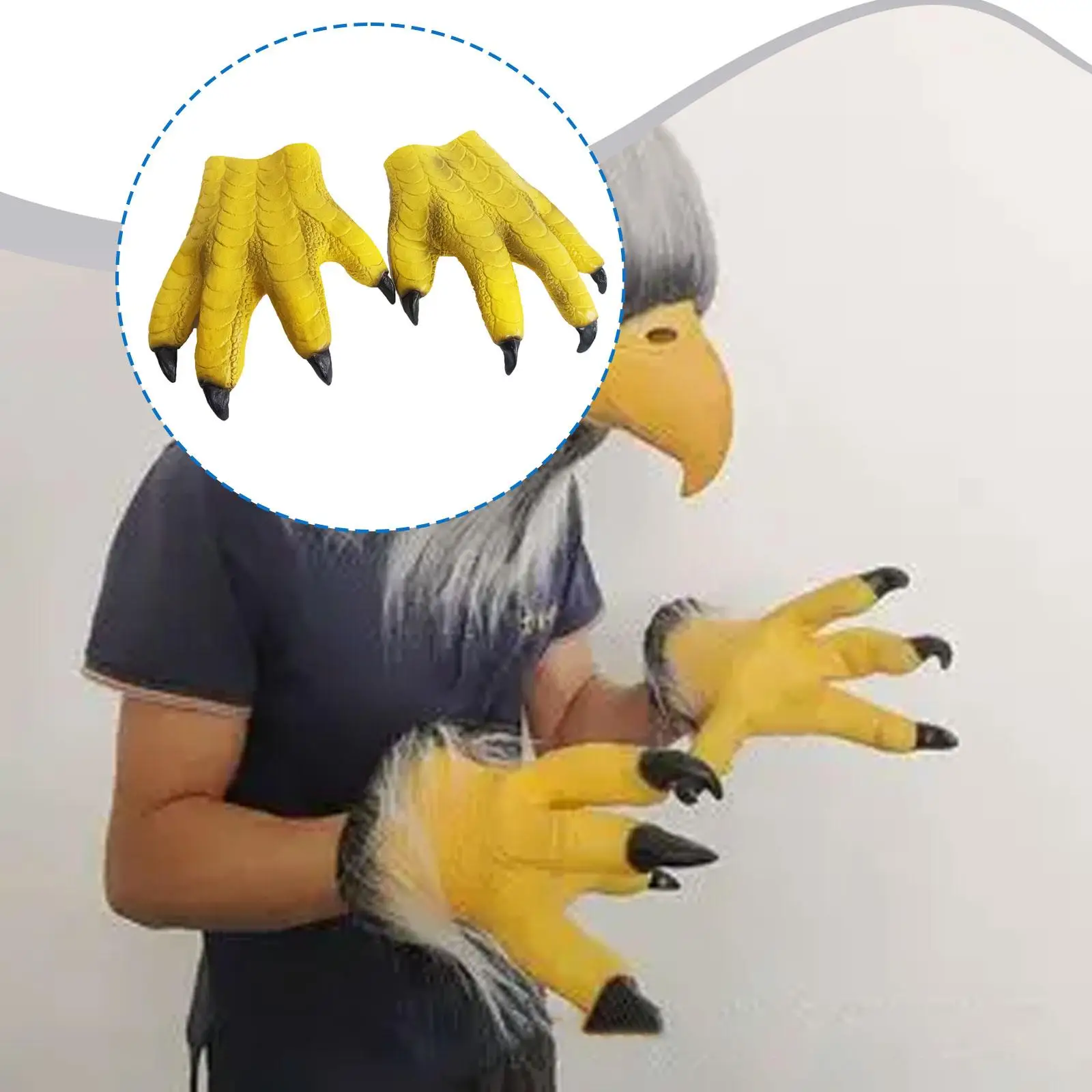 Halloween Parrot Gloves Funny Gloves for Masquerade Festival
