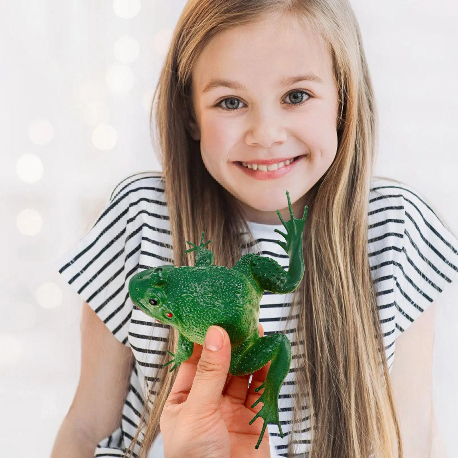 

Realistic Simulation Frogs Landscape Decor for Fish Tank Home Desk Garden Decorative Ornament Creative Gift for Family Friends