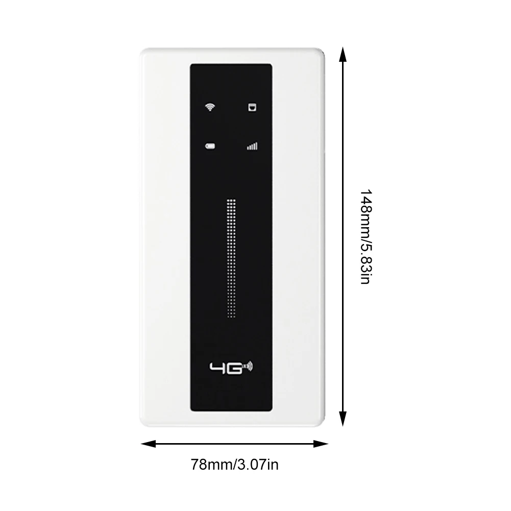 Router WiFi 4G LTE USB Hotspot portatile di tipo C 10000mAh 150Mbps con antenna esterna Indicatore LED Adattatore di rete wireless