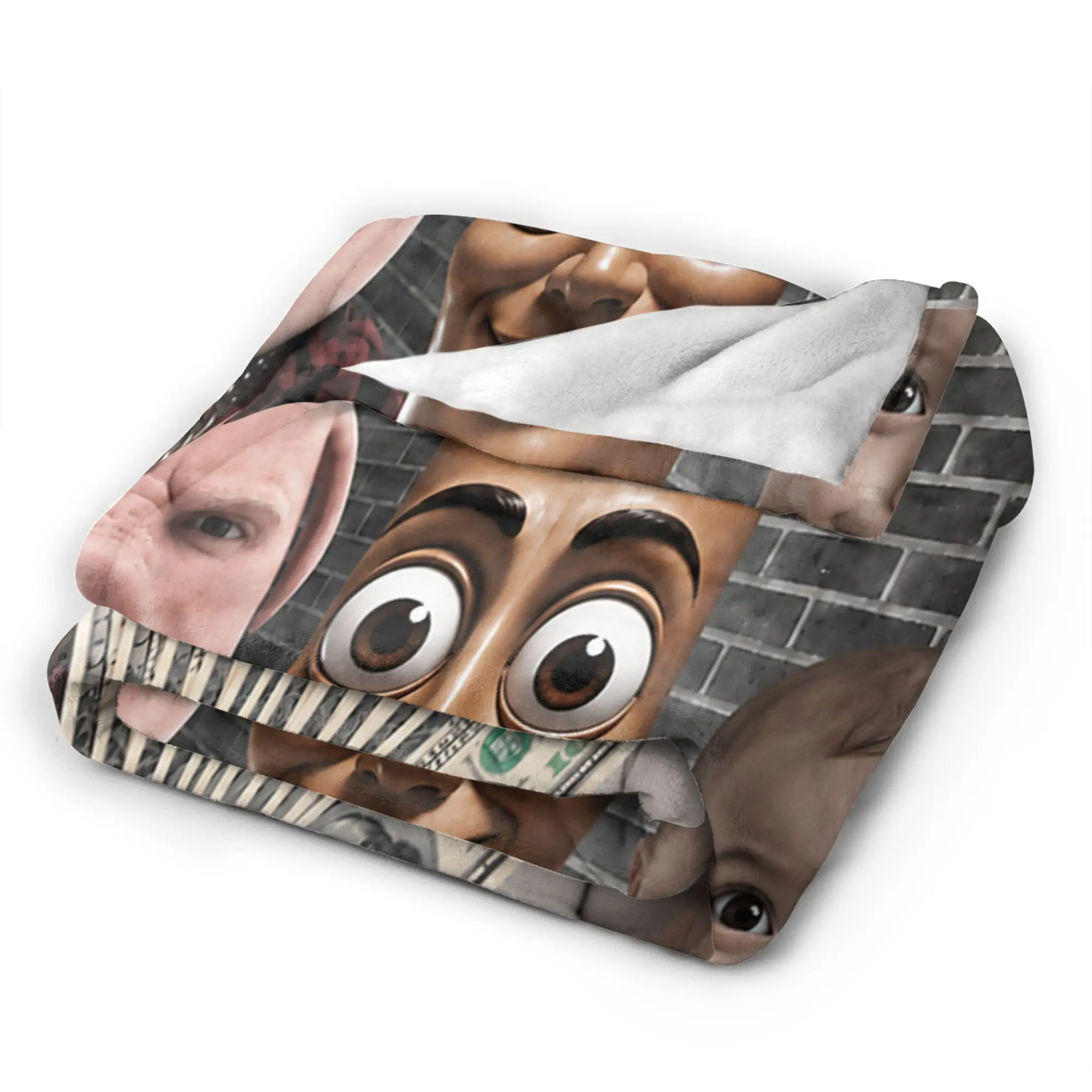 Motion at Your Front Door Tung Sahur John Pork Ai Baby Meme Blankets Throw Blanket Autumn Girls Living Room Travel Bedspread