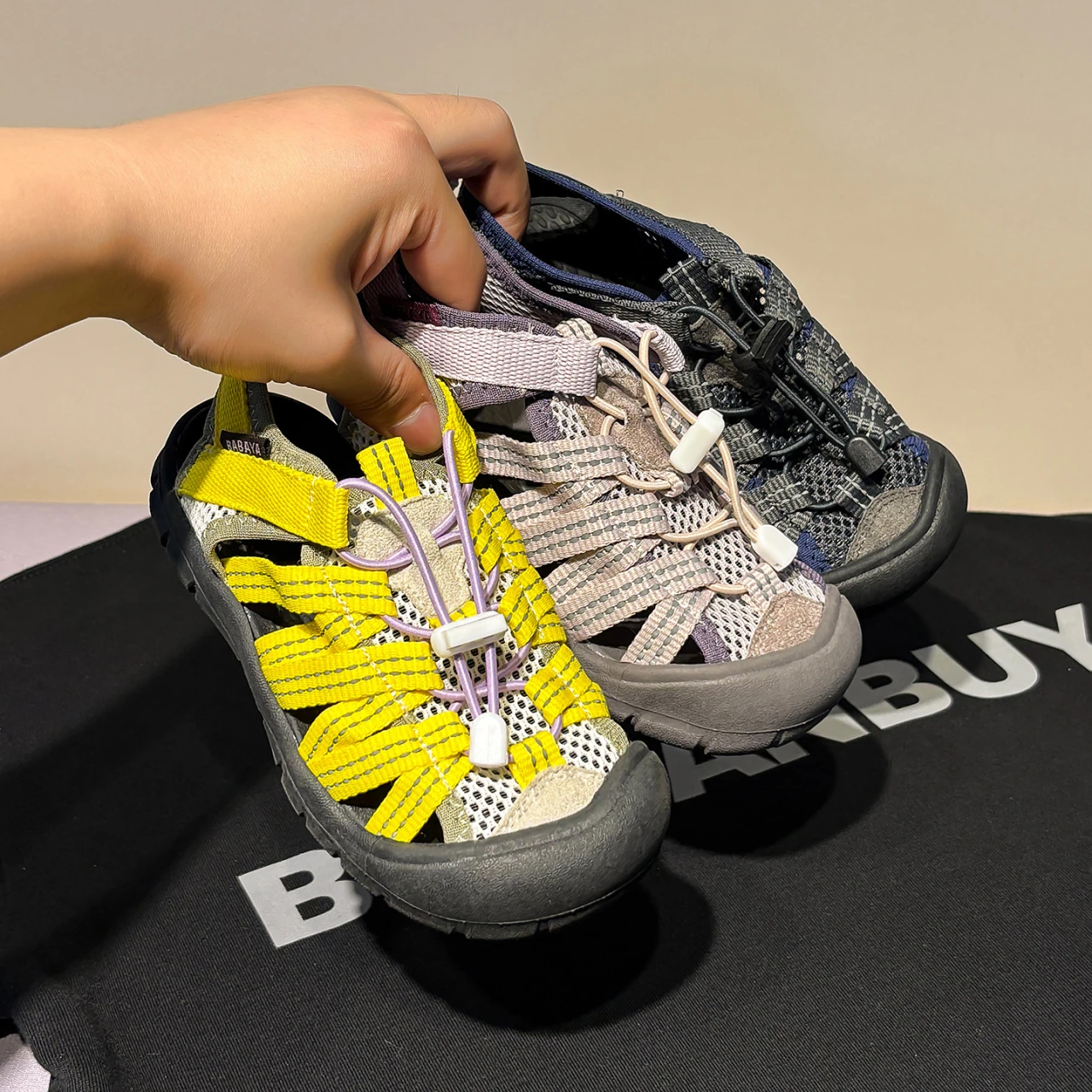Children's Sports Shoes 2026 Korean-style New Anti-Collision Toe Protection Summer Breathable Mesh Boys Girls Outdoor Sandals