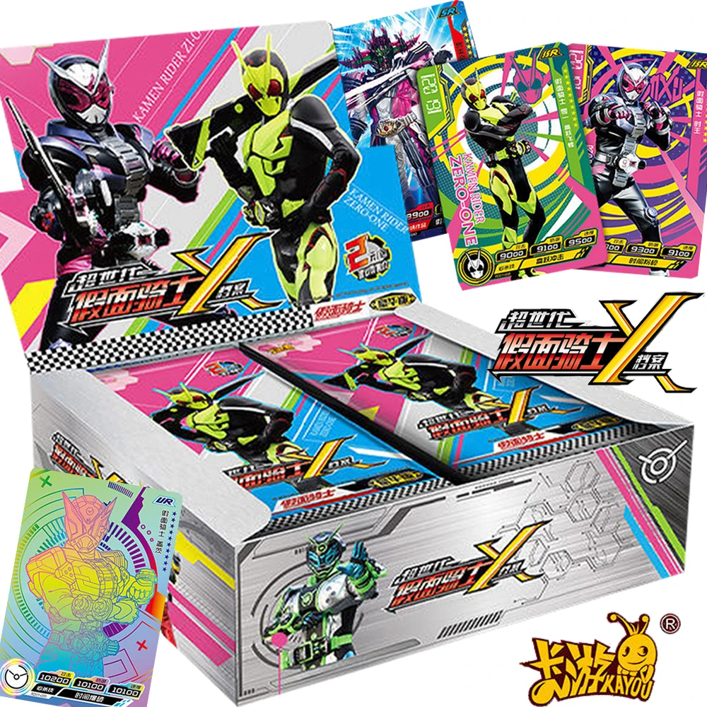 

KAYOU Kamen Rider Collection Cards Adventure Tokusatsu Deluxe Edition Character Portrait Colorful Full Star Card Child Love Gift